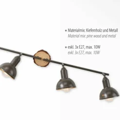 Luminaires Scandinaves-Luminaires Leuchten Direkt Plafonnier Leuchten-Direkt SWAMP Écru, 4 lumières