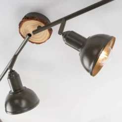 Luminaires Scandinaves-Luminaires Leuchten Direkt Plafonnier Leuchten-Direkt SWAMP Écru, 4 lumières