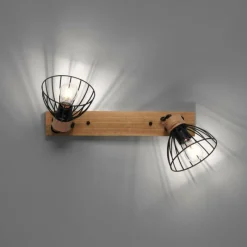 Lampes Vintages & Rétros-Luminaires Leuchten Direkt Plafonnier Leuchten-Direkt LAMI Écru, 2 lumières