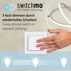 Lampes En Bois-Luminaires Leuchten Direkt Plafonnier Leuchten-Direkt EMILIA LED Gris, Écru, 1 lumière