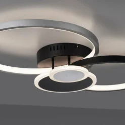 Luminaires Leuchten Direkt Plafonnier Leuchten-Direkt PAPILON LED Noir, 1 lumière* Éclairage Led