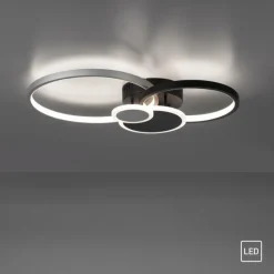 Luminaires Leuchten Direkt Plafonnier Leuchten-Direkt PAPILON LED Noir, 1 lumière* Éclairage Led