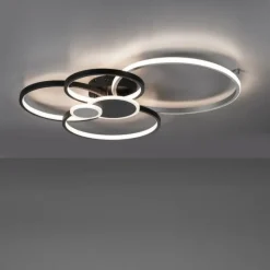 Luminaires Leuchten Direkt Plafonnier Leuchten-Direkt PAPILON LED Noir, 1 lumière* Éclairage Led