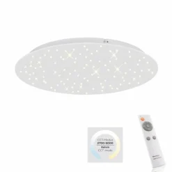 Luminaires Leuchten Direkt Plafonnier Leuchten-Direkt SPARKLE LED Blanc, 1 lumière, Télécommandes* Éclairage Led