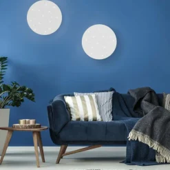 Luminaires Leuchten Direkt Plafonnier Leuchten-Direkt SPARKLE LED Blanc, 1 lumière, Télécommandes* Éclairage Led