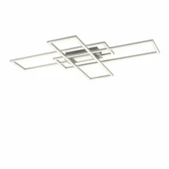 Luminaires Leuchten Direkt Plafonnier Leuchten-Direkt ASMIN LED Acier brossé, 1 lumière, Télécommandes* Éclairage Led