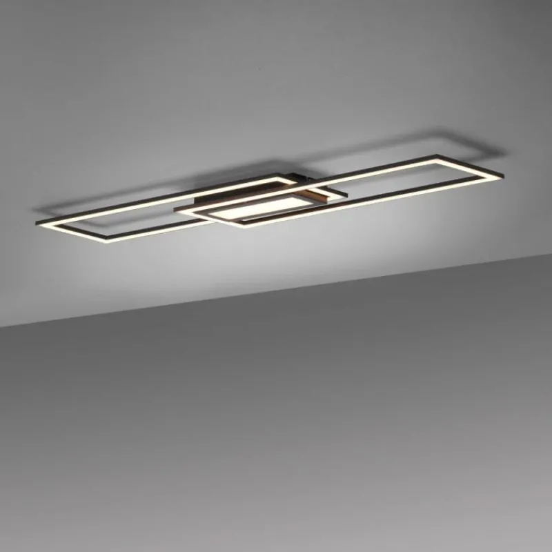 Luminaires Leuchten Direkt Plafonnier Leuchten-Direkt ASMIN LED Noir, 1 lumière* Éclairage Led