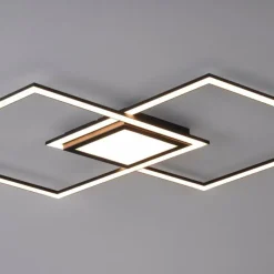 Luminaires Leuchten Direkt Plafonnier Leuchten-Direkt ASMIN LED Noir, 1 lumière* Éclairage Led