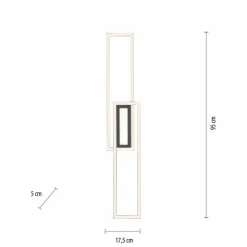 Luminaires Leuchten Direkt Plafonnier Leuchten-Direkt ASMIN LED Noir, 1 lumière* Éclairage Led