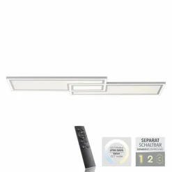 Luminaires Leuchten Direkt Plafonnier Leuchten-Direkt EDGING LED Blanc, 1 lumière, Télécommandes* Éclairage Led