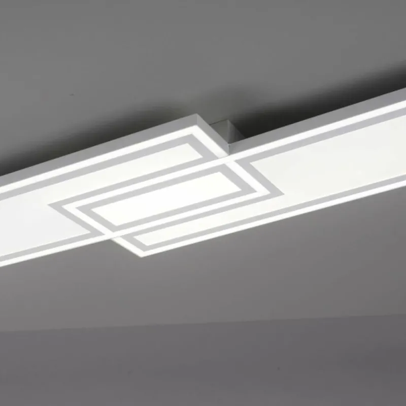 Luminaires Leuchten Direkt Plafonnier Leuchten-Direkt EDGING LED Blanc, 1 lumière, Télécommandes* Éclairage Led