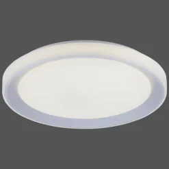 Luminaires Leuchten Direkt Plafonnier Leuchten-Direkt LOLAsmart-LENI LED Argenté, 1 lumière, Télécommandes, Changeur de couleurs