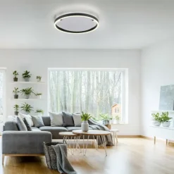 Luminaires Leuchten Direkt Plafonnier Leuchten-Direkt RITUS LED Anthracite, 1 lumière* Éclairage Led