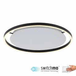 Luminaires Leuchten Direkt Plafonnier Leuchten-Direkt RITUS LED Anthracite, 1 lumière* Éclairage Led