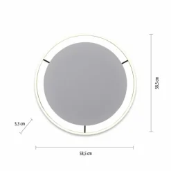 Luminaires Leuchten Direkt Plafonnier Leuchten-Direkt RITUS LED Anthracite, 1 lumière* Éclairage Led