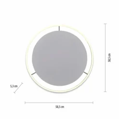 Luminaires Leuchten Direkt Plafonnier Leuchten-Direkt RITUS LED Aluminium, 1 lumière* Éclairage Led