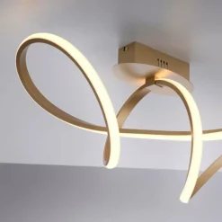 Luminaires Leuchten Direkt Plafonnier Leuchten-Direkt MARIA LED Laiton, 1 lumière* Éclairage Led