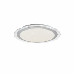 Luminaires Leuchten Direkt Plafonnier Leuchten-Direkt CYBA LED Argenté, 2 lumières, Télécommandes, Changeur de couleurs* Éclairage Led