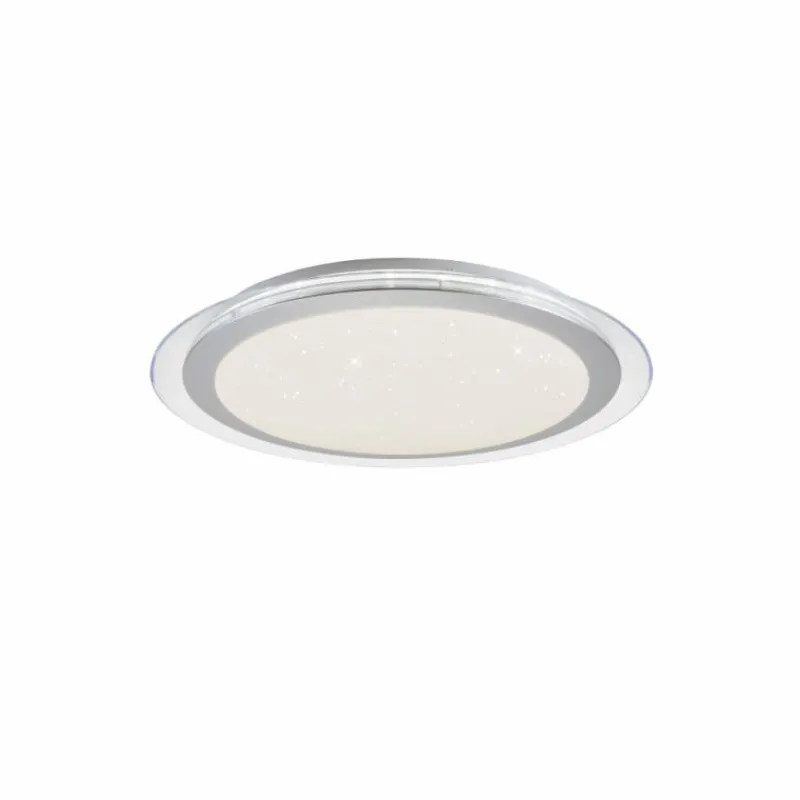 Luminaires Leuchten Direkt Plafonnier Leuchten-Direkt CYBA LED Argenté, 2 lumières, Télécommandes, Changeur de couleurs* Éclairage Led