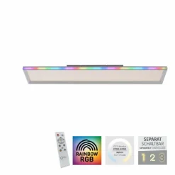 Luminaires Leuchten Direkt Plafonnier Leuchten-Direkt GALACTICA LED Blanc, 2 lumières, Télécommandes, Changeur de couleurs* Éclairage Led