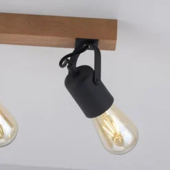 Lampes Vintages & Rétros-Luminaires Leuchten Direkt Plafonnier Leuchten-Direkt CANOP Écru, Noir, 2 lumières