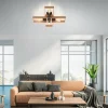 Lampes Vintages & Rétros-Luminaires Leuchten Direkt Plafonnier Leuchten-Direkt FRANKY Noir, 4 lumières
