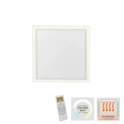 Luminaires Leuchten Direkt Plafonnier Leuchten-Direkt BEROA LED Blanc, 1 lumière, Télécommandes* Éclairage Led