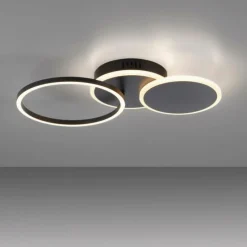 Luminaires Leuchten Direkt Plafonnier Leuchten-Direkt SEVENT LED Noir, 1 lumière* Éclairage Led