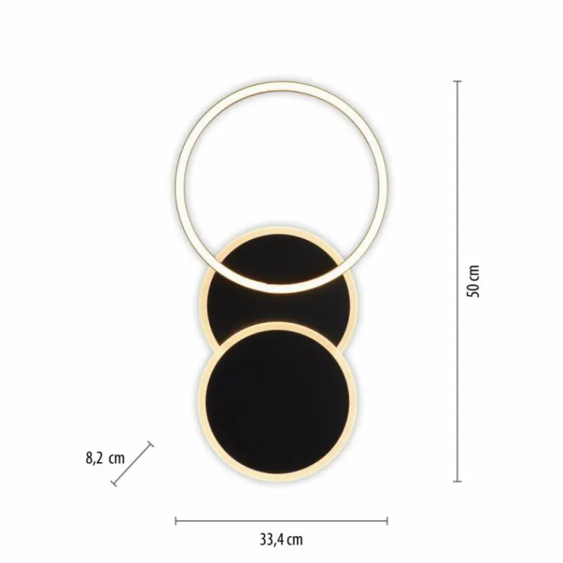 Luminaires Leuchten Direkt Plafonnier Leuchten-Direkt SEVENT LED Noir, 1 lumière* Éclairage Led