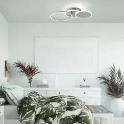 Luminaires Leuchten Direkt Plafonnier Leuchten-Direkt SEVENT LED Argenté, 1 lumière* Éclairage Led