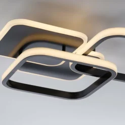 Luminaires Leuchten Direkt Plafonnier Leuchten-Direkt SEVENT LED Noir, 1 lumière* Éclairage Led