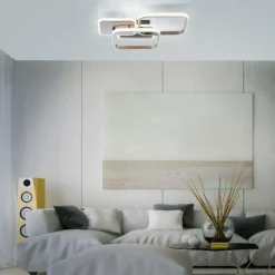 Luminaires Leuchten Direkt Plafonnier Leuchten-Direkt SEVENT LED Argenté, 1 lumière* Éclairage Led