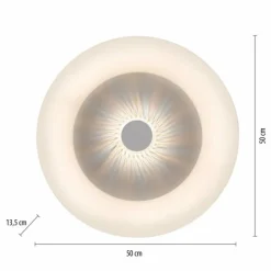 Luminaires Leuchten Direkt Plafonnier Leuchten-Direkt VERTIGO LED Blanc, 1 lumière, Télécommandes* Éclairage Led