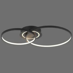 Luminaires Leuchten Direkt Plafonnier Leuchten-Direkt ASMINA LED Noir, 2 lumières* Éclairage Led