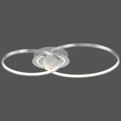 Luminaires Leuchten Direkt Plafonnier Leuchten-Direkt ASMINA LED Argenté, 2 lumières* Éclairage Led