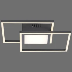 Luminaires Leuchten Direkt Plafonnier Leuchten-Direkt ASMIN LED Noir, 1 lumière* Éclairage Led