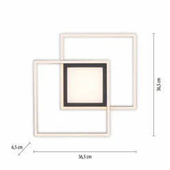 Luminaires Leuchten Direkt Plafonnier Leuchten-Direkt ASMIN LED Noir, 1 lumière* Éclairage Led