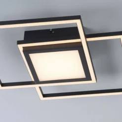 Luminaires Leuchten Direkt Plafonnier Leuchten-Direkt ASMIN LED Noir, 1 lumière* Éclairage Led