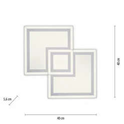 Luminaires Leuchten Direkt Plafonnier Leuchten-Direkt BEDGING LED Blanc, 1 lumière* Éclairage Led