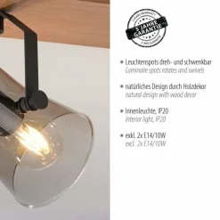 Luminaires Scandinaves-Luminaires Leuchten Direkt Plafonnier Leuchten-Direkt GREEN LANGSTRÖM Écru, Noir, 2 lumières