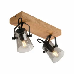 Luminaires Scandinaves-Luminaires Leuchten Direkt Plafonnier Leuchten-Direkt GREEN LANGSTRÖM Écru, Noir, 2 lumières