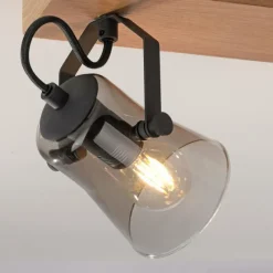 Luminaires Scandinaves-Luminaires Leuchten Direkt Plafonnier Leuchten-Direkt GREEN LANGSTRÖM Écru, Noir, 2 lumières