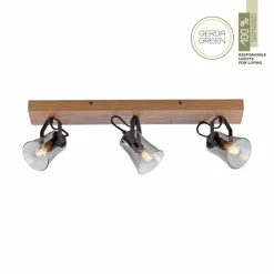 Luminaires Scandinaves-Luminaires Leuchten Direkt Plafonnier Leuchten-Direkt GREEN LANGSTRÖM Écru, Noir, 3 lumières