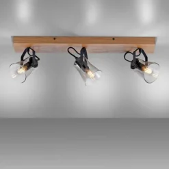 Luminaires Scandinaves-Luminaires Leuchten Direkt Plafonnier Leuchten-Direkt GREEN LANGSTRÖM Écru, Noir, 3 lumières