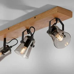 Luminaires Scandinaves-Luminaires Leuchten Direkt Plafonnier Leuchten-Direkt GREEN LANGSTRÖM Écru, Noir, 3 lumières