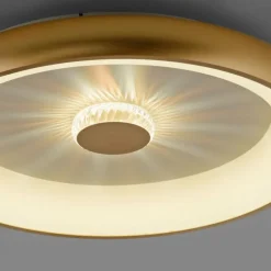 Lampes Dorées-Luminaires Leuchten Direkt Plafonnier Leuchten-Direkt VERTIGO LED Or, 1 lumière, Télécommandes