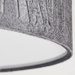 Lampes En Tissu-hofstein Plafonnier Liared LED Nickel mat, 1 lumière