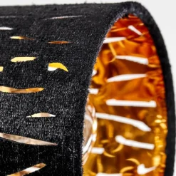 Lampes En Tissu-hofstein Plafonnier Liared Noir, 3 lumières