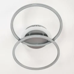 hofstein Plafonnier Lithgow LED Argenté, 1 lumière