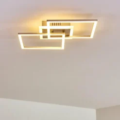 hofstein Plafonnier Lithgow LED Argenté, 1 lumière